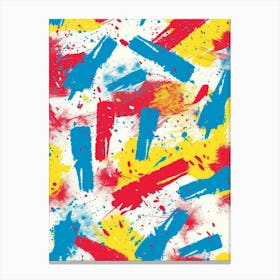 Paint Splatters 4 Canvas Print