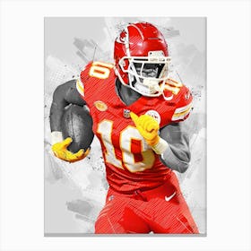 Isiah Pacheco Kansas City Chiefs Canvas Print