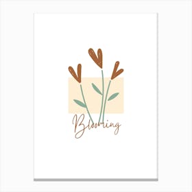 Blooming Canvas Print