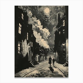 Night In The City Canvas Print