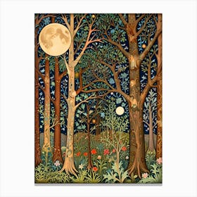 William Morris Fairy Forest Canvas Print