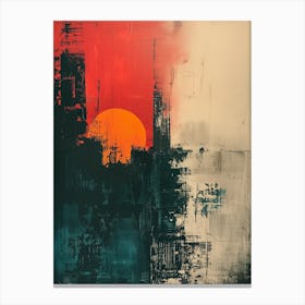 Sunset In The City 2 Canvas Print