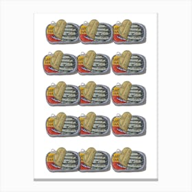 Sardines. Uk 2 Canvas Print