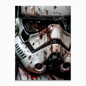 Terrified Storm Trooper Canvas Print