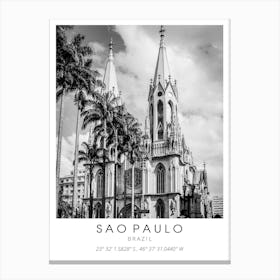 Brazil Landmark Sao Paulo Canvas Print