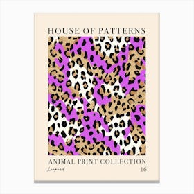 House Of Patterns Leopard Animal Print Pattern 1 Canvas Print