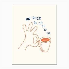 Cafecito Print 3 Leinwandbild