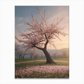 Cherry Blossom Tree Canvas Print