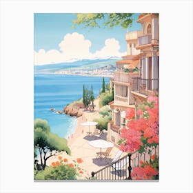 Antalya Turkey 1 Illustration Canvas Print