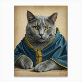 King Cat 5 Canvas Print