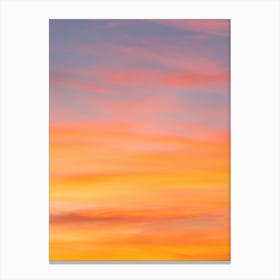 Sunset Sky 1 Canvas Print