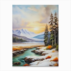 Winter Landscape 25 Canvas Print