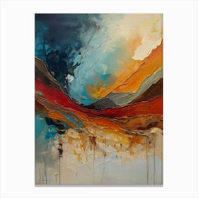 Abstract Landscape Painting 5 Canvas Print