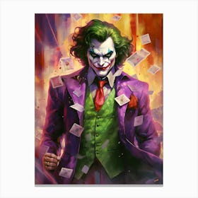 Joker Painting Canvas Print