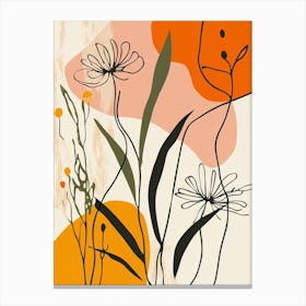 Abstract Floral Painting 12 Canvas Print