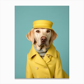 A Dog Labrador Retriever 9 Canvas Print