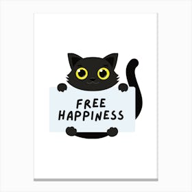 Cat Happiness Canvas Print