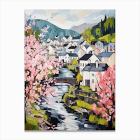Betws Y Coed (Wales) Painting 4 Canvas Print