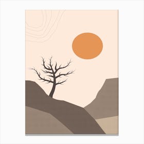 Dry Desert Lands 2 Canvas Print