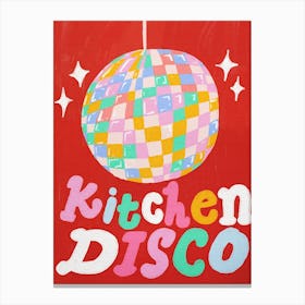 Kitchen Disco 2 Canvas Print