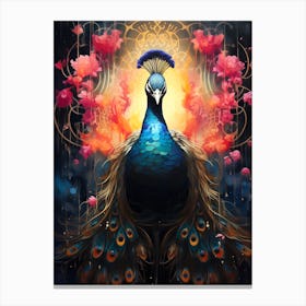 Peacock 1 Canvas Print