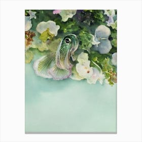 Cuttlefish Storybook Watercolour Canvas Print