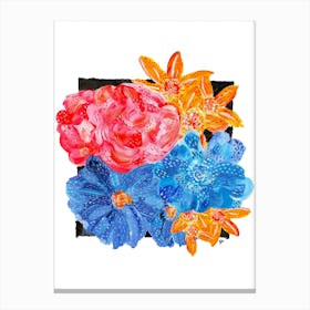 Flowercollage3 Canvas Print