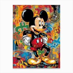 Mickey Mouse 3 Canvas Print