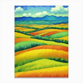 Landscape Painting 1 Canvas Print