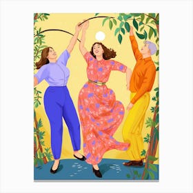 Body Positivity I Feel Like Dancing Matisse Inspired 4 Canvas Print