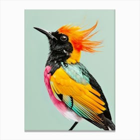 Colorful Bird 4 Canvas Print