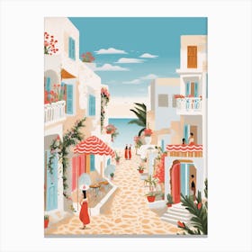 Hammamet Tunisia 1 Illustration Canvas Print