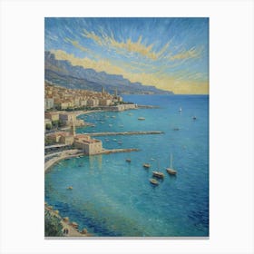 Sunset In Val D'Or Canvas Print