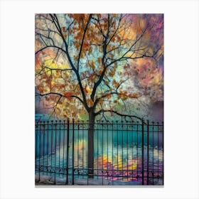 Abstract - Autumn Tree Canvas Print