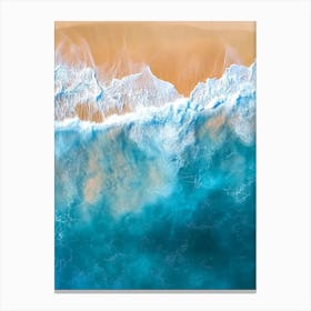 Aerial View Of The Ocean 5 Canvas Print