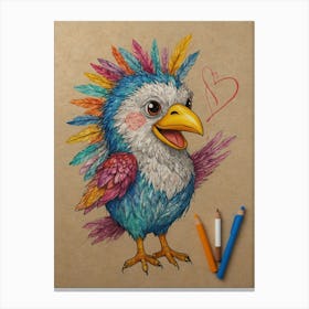 Colorful Bird 1 Canvas Print