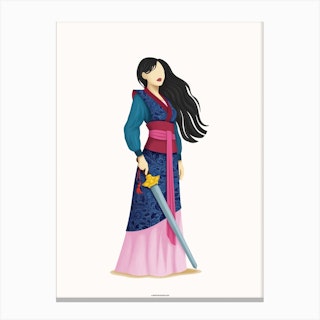 Mulan Canvas Print