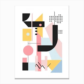 Abstract Geometric Print Canvas Print