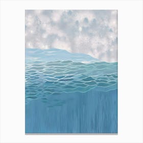 Ocean Surface Canvas Print