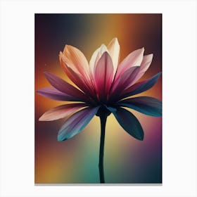 Abstract Flower 1 Canvas Print