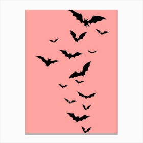 Bats In Flight 3 Canvas Print