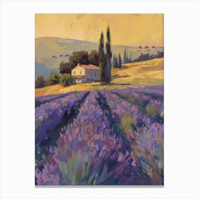 Lavender Field Canvas Print