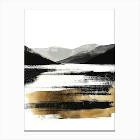 Black And Gold Canvas Print 50 Canvas Print