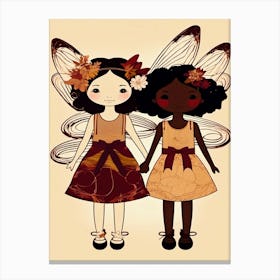 Fairy Best Friends Canvas Print