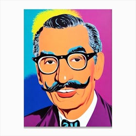 Groucho Marx Pop Movies Art Movies Canvas Print