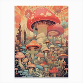 Mushroom Fantasy 4 Canvas Print