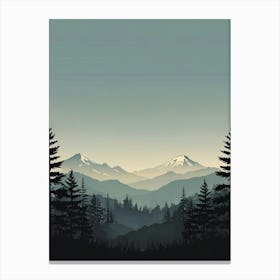 Mountain Landscape 3 Canvas Print