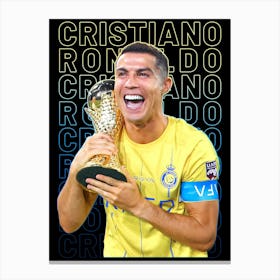 Cristiano Ronaldo Al Nasr Canvas Print