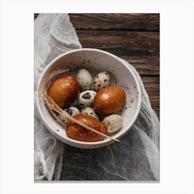 Eggs In A Bowl 6 Canvas Print