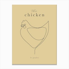 The Chicken Canvas Print